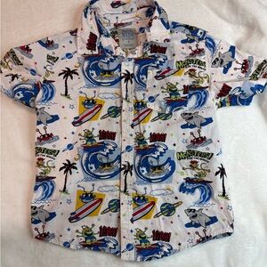 Colorful Graphic Short Sleeve Shirt